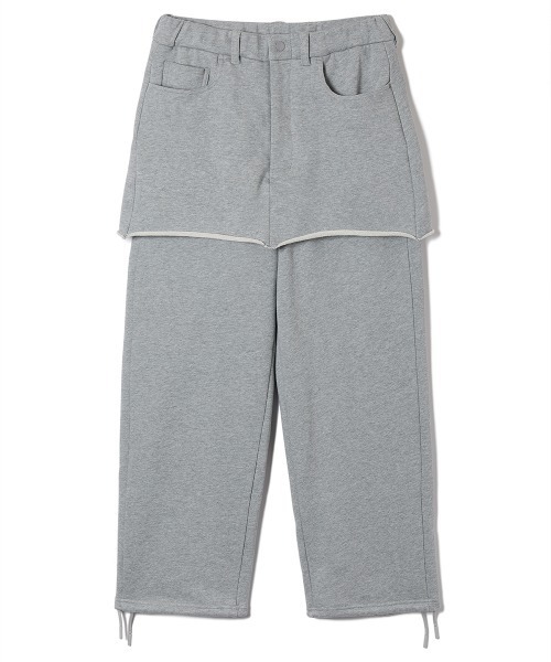 soduk(スドーク)の「【soduk】26SS新作 trousers' skirt / トラウザースカート(スウェットパンツ・レディース・ブラック/グレー・S/M)」の9枚目の写真