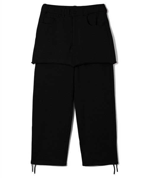 soduk(スドーク)の「【soduk】26SS新作 trousers' skirt / トラウザースカート(スウェットパンツ・レディース・ブラック/グレー・S/M)」の11枚目の写真
