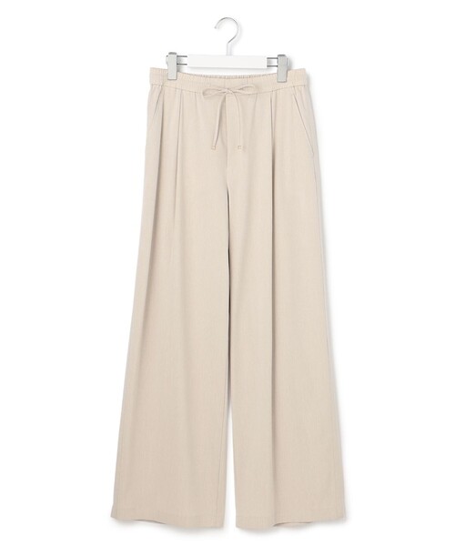 23区(ニジュウサンク)の「ナチュラルスラブストレッチ ワイドパンツ(その他パンツ・レディース・カーキ系/ベージュ系/ネイビー系・38/40/36)」の6枚目の写真