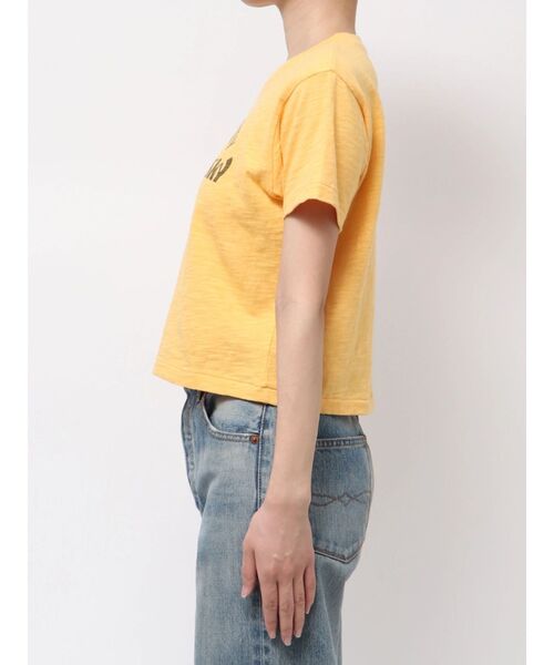 Ungrid(アングリッド)の「ロゴコンパクトスラブTee(Tシャツ/カットソー・レディース・イエロー/ブルー/オフホワイト・FREE)」の8枚目の写真