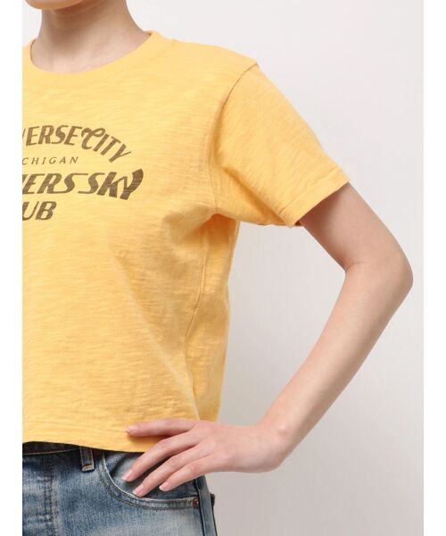 Ungrid(アングリッド)の「ロゴコンパクトスラブTee(Tシャツ/カットソー・レディース・イエロー/ブルー/オフホワイト・FREE)」の11枚目の写真