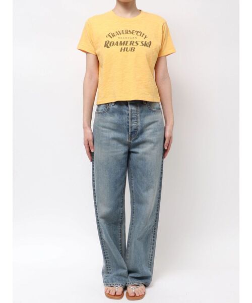 Ungrid(アングリッド)の「ロゴコンパクトスラブTee(Tシャツ/カットソー・レディース・イエロー/ブルー/オフホワイト・FREE)」の14枚目の写真