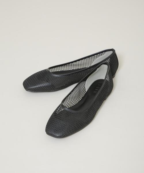 NANO universe（ナノユニバース）の「メッシュフラットパンプス（パンプス・レディース・ブラック/ホワイト・37/36/38）」の12枚目の写真