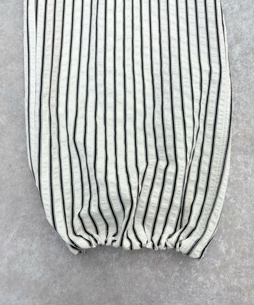 ABYS（アビス）の「【ドロスト付き】ポコポコ ストライプ カーゴパンツ（カーゴパンツ・レディース・ブルー/ピンク/ホワイト・MEDIUM/LARGE）」の11枚目の写真