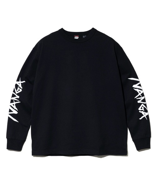 NANGA(ナンガ)の「NANGA/ナンガ ECO HYBRID SLV LOGO L/S TEE(Tシャツ/カットソー・メンズ・ホワイト/ブラック・MEDIUM/LARGE/X-LARGE)」の9枚目の写真