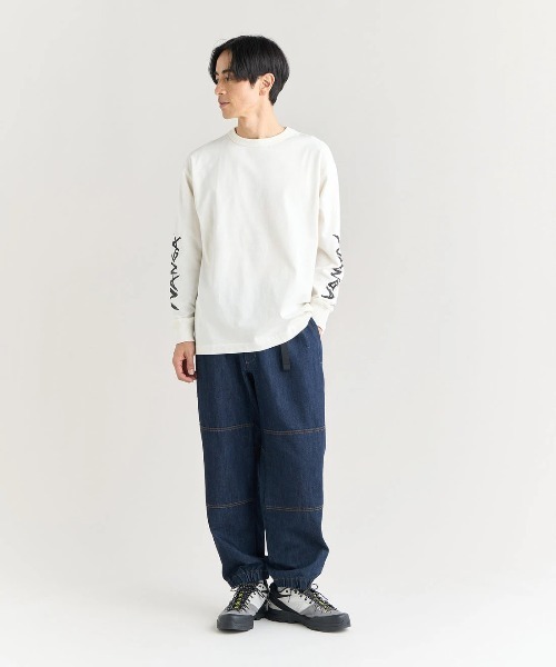 NANGA(ナンガ)の「NANGA/ナンガ ECO HYBRID SLV LOGO L/S TEE(Tシャツ/カットソー・メンズ・ホワイト/ブラック・MEDIUM/LARGE/X-LARGE)」の15枚目の写真