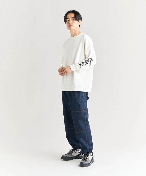 NANGA(ナンガ)の「NANGA/ナンガ ECO HYBRID SLV LOGO L/S TEE(Tシャツ/カットソー・メンズ・ホワイト/ブラック・MEDIUM/LARGE/X-LARGE)」の17枚目の写真