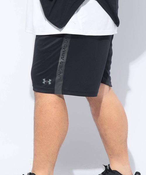 UNDER ARMOUR(アンダーアーマー)の「ショートパンツ ハーフパンツ 短パン メンズ 大きいサイズ LOOSE サイドロゴ ショーツ トレーニング ウォーキング 楽 UNDER ARMOUR アンダーアーマー(その他パンツ・メンズ・グリーン/ブラック・5XL/4XL/3XL)」の2枚目の写真