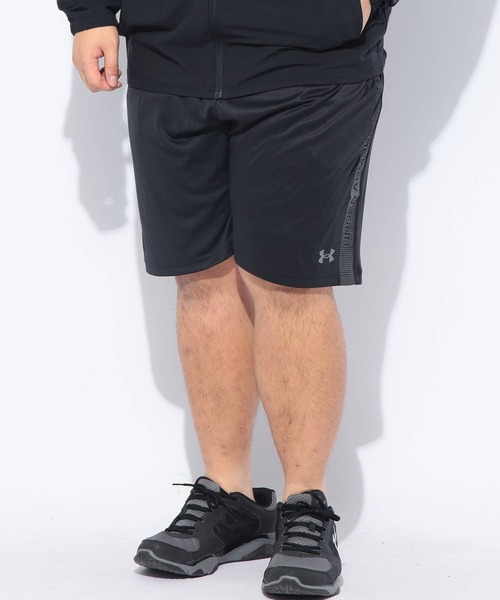 UNDER ARMOUR(アンダーアーマー)の「ショートパンツ ハーフパンツ 短パン メンズ 大きいサイズ LOOSE サイドロゴ ショーツ トレーニング ウォーキング 楽 UNDER ARMOUR アンダーアーマー(その他パンツ・メンズ・グリーン/ブラック・5XL/4XL/3XL)」の3枚目の写真