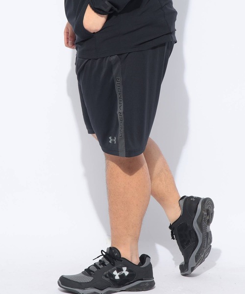 UNDER ARMOUR(アンダーアーマー)の「ショートパンツ ハーフパンツ 短パン メンズ 大きいサイズ LOOSE サイドロゴ ショーツ トレーニング ウォーキング 楽 UNDER ARMOUR アンダーアーマー(その他パンツ・メンズ・グリーン/ブラック・5XL/4XL/3XL)」の4枚目の写真