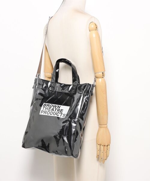 SALON de RUBAN（サロンドルヴァン）の「【SALON de RUBAN / サロン ド ルヴァン】 BROWN THEATRE PRODUCTS 2wayトート 10周年記念モデル（トートバッグ・レディース・ブラック/ブルー/グリーン/ホワイト/オレンジ・FREE）」の6枚目の写真