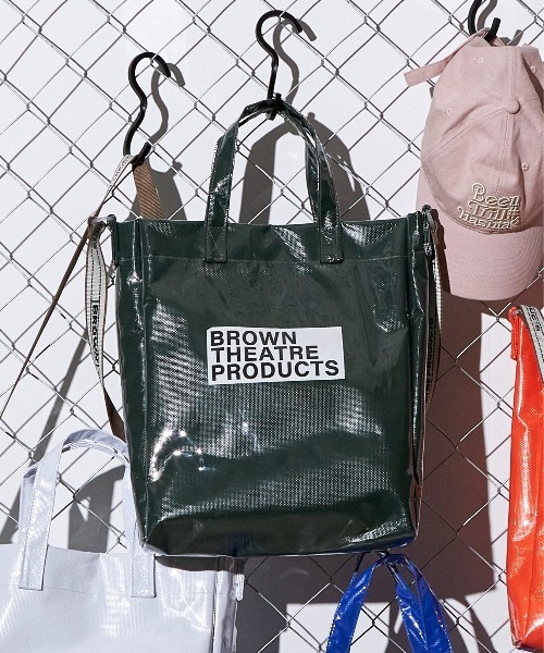 SALON de RUBAN（サロンドルヴァン）の「【SALON de RUBAN / サロン ド ルヴァン】 BROWN THEATRE PRODUCTS 2wayトート 10周年記念モデル（トートバッグ・レディース・ブラック/ブルー/グリーン/ホワイト/オレンジ・FREE）」の4枚目の写真