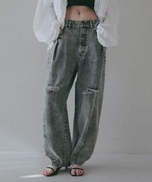 BAYFLOW | 【EF(エフ)】デニムボリュームパンツ（WOMEN）(デニムパンツ)