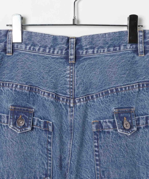 BAYFLOW（ベイフロー）の「【EF(エフ)】デニムボリュームパンツ（WOMEN）（デニムパンツ・レディース・インディゴブルー/グレー・FREE）」の18枚目の写真