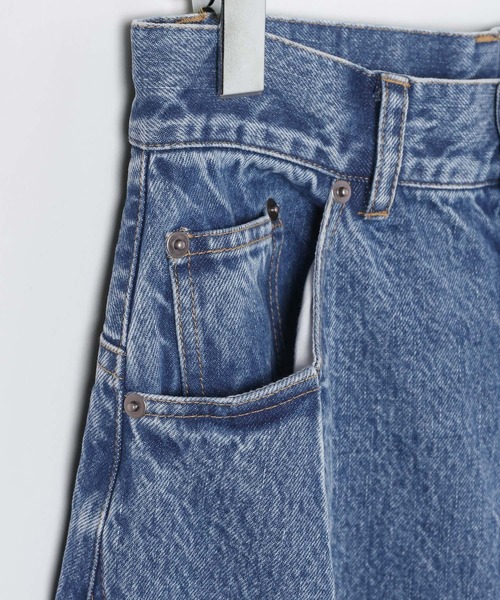 BAYFLOW（ベイフロー）の「【EF(エフ)】デニムボリュームパンツ（WOMEN）（デニムパンツ・レディース・インディゴブルー/グレー・FREE）」の19枚目の写真
