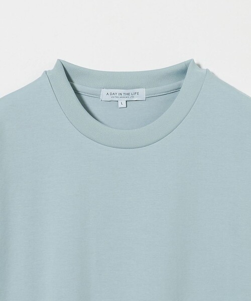 A DAY IN THE LIFE UNITED ARROWS(アデイインザライフユナイテッドアローズ)の「ポンチ ドルマンスリーブ ビッグTシャツ<A DAY IN THE LIFE>(Tシャツ/カットソー・メンズ・ホワイト/ブラック/ライトブルー・L/M)」の5枚目の写真