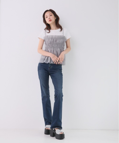 VIVIAN(ヴィヴィアン)の「厚底チャンキーヒールストラップサンダル ZOZOTOWN+オフィシャルサイト限定商品(サンダル・レディース・シルバー系その他5/ブラック×グレー・S/M/L)」の18枚目の写真