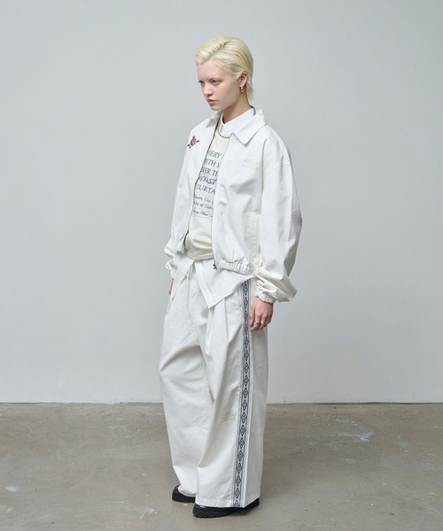 UMBRO（アンブロ）の「(UMBRO)DENIM WIDE PANTS（その他パンツ・レディース・ブルー/ブラウン/ホワイト・ONE SIZE）」の5枚目の写真