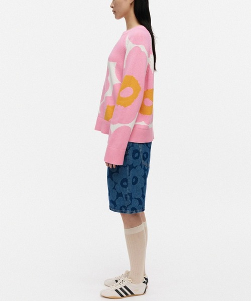 marimekko(マリメッコ)の「【Maridenim】Marssi Unikko / Short pants(デニムパンツ・レディース・サックスブルー・25inch/26inch/27inch/28inch/29inch/30inch)」の6枚目の写真