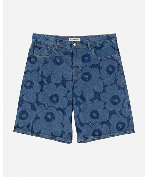 marimekko(マリメッコ)の「【Maridenim】Marssi Unikko / Short pants(デニムパンツ・レディース・サックスブルー・25inch/26inch/27inch/28inch/29inch/30inch)」の9枚目の写真