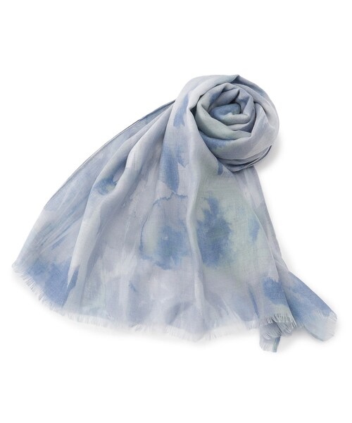 ITS'DEMO（イッツデモ）の「フラワーデザインストール（ストール/ショール・レディース・ブルー系/グリーン系その他2/ピンク系5・00）」の2枚目の写真