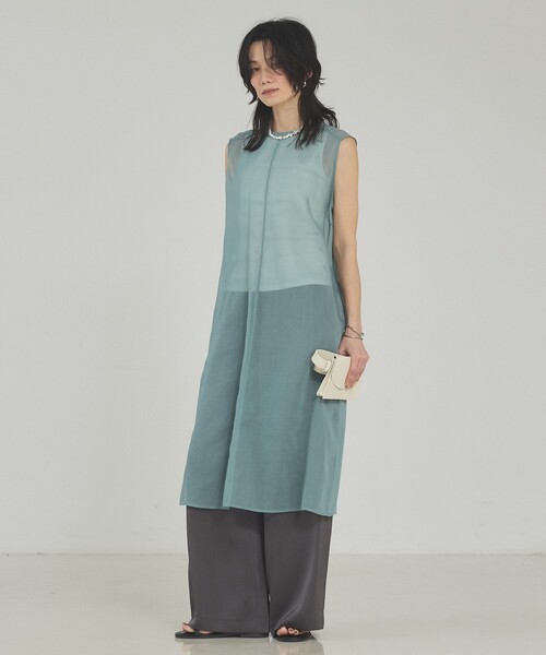 qualite（カリテ）の「【接触冷感＆吸水速乾】クールサテンパンツ/セットアップ対応/夏服/春服/オフィスカジュアル/きれいめ（その他パンツ・レディース・グレー/カーキ/ブラック・38/34/36）」の19枚目の写真