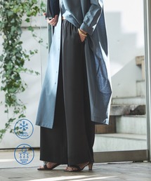 qualite（カリテ）の「【接触冷感・吸水速乾】クールサテンパンツ セットアップ対応 夏服 オフィスカジュアル きれいめ（その他パンツ）」
