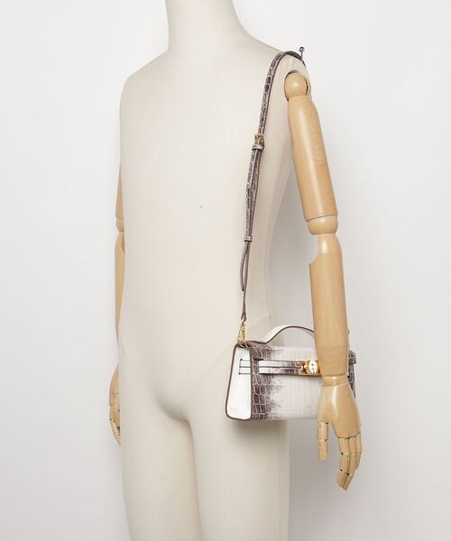 Ray BEAMS（レイビームス）の「JWPEI Bria/SクロコB（トートバッグ・レディース・ホワイト・ONE SIZE）」の5枚目の写真