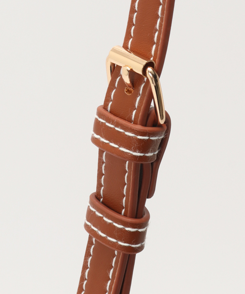 MIAN (ミアン)の「MIAN / ミアン パール付き巾着トートバッグ(トートバッグ・レディース・ブラック/ブラウン・FREE)」の10枚目の写真