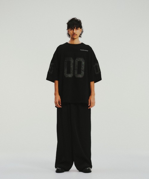 COOTIE PRODUCTIONS（クーティープロダクションズ）の「Ny/Wo Twill Wrap Wide Easy Trousers（その他パンツ・メンズ・ブラック・SMALL/MEDIUM）」の3枚目の写真