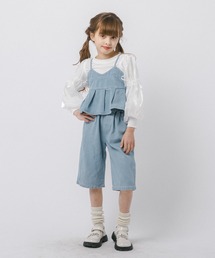 URBAN CHERRY | 【2点セット】デニムプリーツキャミビスチェ＋ストレートパンツ(その他トップス)