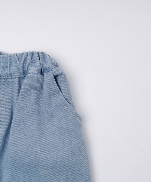 URBAN CHERRY(アーバンチェリー)の「【2点セット】デニムプリーツキャミビスチェ+ストレートパンツ(その他トップス・キッズ・ブルー・110cm/120cm/130cm)」の18枚目の写真