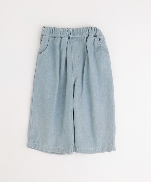 URBAN CHERRY(アーバンチェリー)の「【2点セット】デニムプリーツキャミビスチェ+ストレートパンツ(その他トップス・キッズ・ブルー・110cm/120cm/130cm)」の16枚目の写真