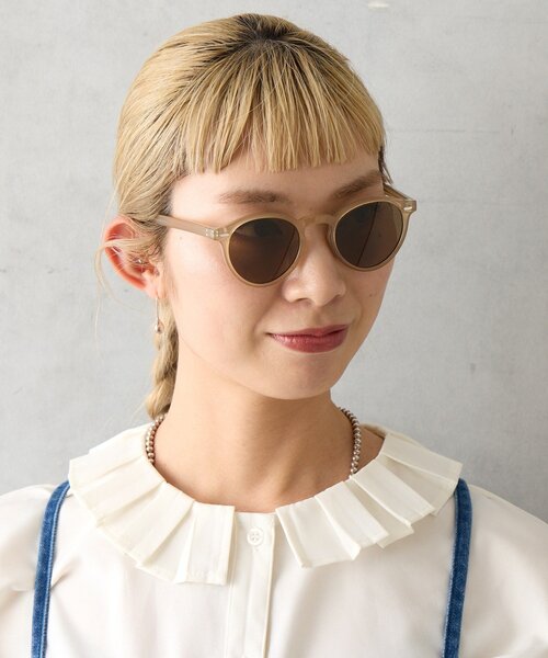 BIRTHDAY BAR(バースデイバー)の「ボストンサングラス(サングラス・レディース・ブラック/ベージュ・0)」の2枚目の写真