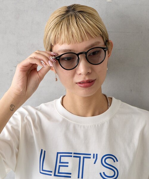 BIRTHDAY BAR(バースデイバー)の「ボストンサングラス(サングラス・レディース・ブラック/ベージュ・0)」の3枚目の写真