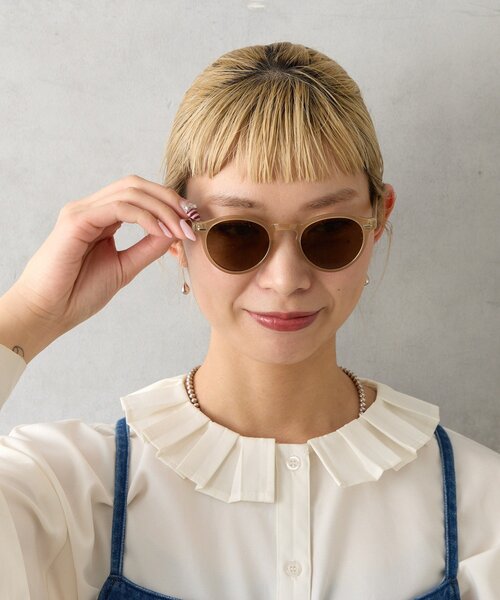 BIRTHDAY BAR(バースデイバー)の「ボストンサングラス(サングラス・レディース・ブラック/ベージュ・0)」の12枚目の写真