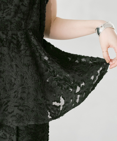 Spick & Span(スピックアンドスパン)の「《一部店舗+WEB限定》シアージャガードキャミソール(キャミソール・レディース・アイボリー/ブラック・FREE)」の10枚目の写真