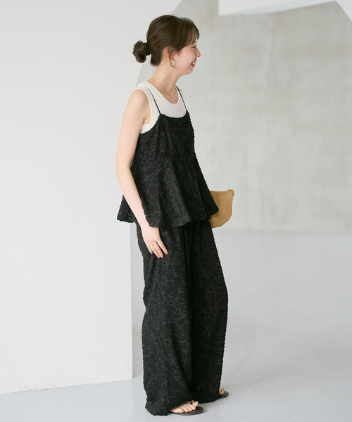 Spick & Span(スピックアンドスパン)の「《一部店舗+WEB限定》シアージャガードキャミソール(キャミソール・レディース・アイボリー/ブラック・FREE)」の12枚目の写真