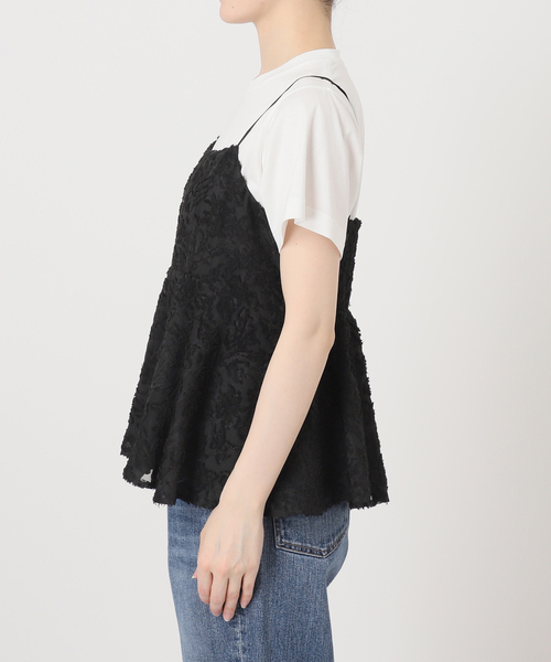 Spick & Span(スピックアンドスパン)の「《一部店舗+WEB限定》シアージャガードキャミソール(キャミソール・レディース・アイボリー/ブラック・FREE)」の21枚目の写真