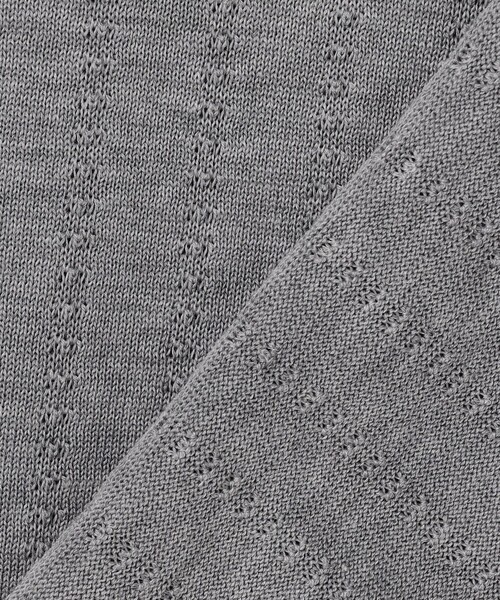 J.PRESS(ジェイプレス)の「【オンオフ対応】シルクコットン ニットポロシャツ(ポロシャツ・メンズ・ネイビー系/ライトグレー系・MEDIUM/LARGE/X-LARGE)」の10枚目の写真