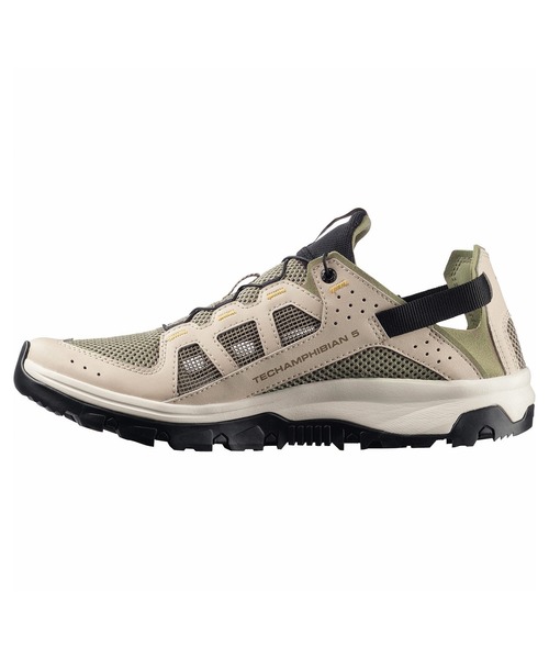 SALOMON(サロモン)の「SALOMON サロモン TECHAMPHIBIAN 5 テックアンフィビアン L49104300(スニーカー・メンズ・ベージュ・26.0cm/27.0cm/28.0cm/26.5cm/27.5cm)」の3枚目の写真