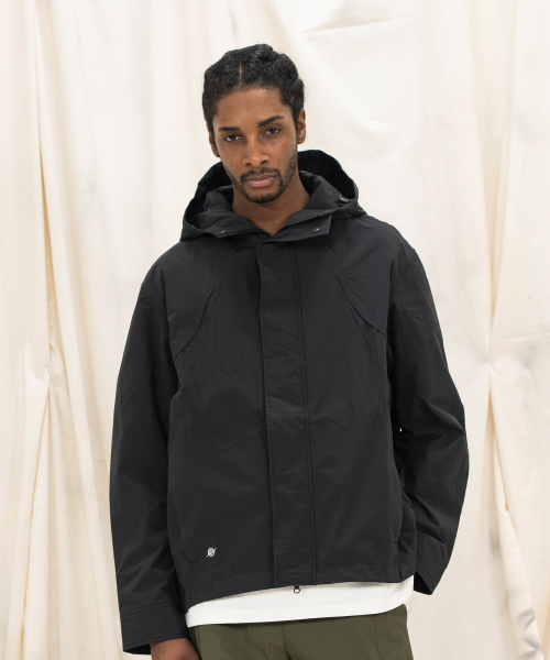 KALAPATTHAR(カラパタール)の「Nylon RIB Flash Line Jacket - BLACK(ナイロンジャケット・メンズ・その他・MEDIUM/LARGE)」の1枚目の写真