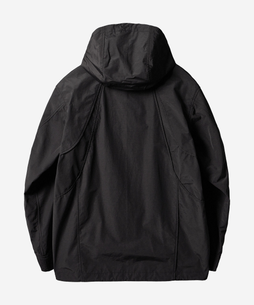 KALAPATTHAR(カラパタール)の「Nylon RIB Flash Line Jacket - BLACK(ナイロンジャケット・メンズ・その他・MEDIUM/LARGE)」の5枚目の写真