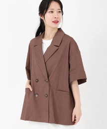 STRAWBERRY-FIELDS（ストロベリーフィールズ）の「バックラッシュリネンプラス（テーラードジャケット）」