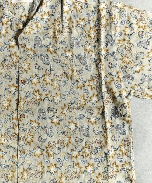 many men many mind（メニーメンメニーマインド）の「MANYMENMANYMINDS / レーヨン総柄シャツ/花柄（シャツ/ブラウス・メンズ・サックスブルー/グリーン系その他/イエロー/ブルー/ブラック・LARGE/MEDIUM）」の7枚目の写真