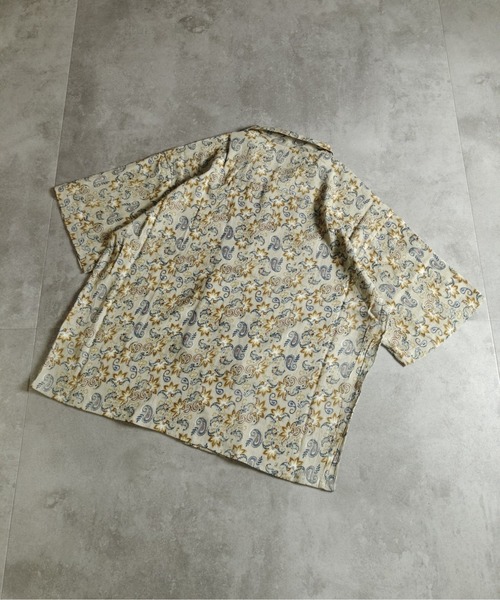 many men many mind（メニーメンメニーマインド）の「MANYMENMANYMINDS / レーヨン総柄シャツ/花柄（シャツ/ブラウス・メンズ・サックスブルー/グリーン系その他/イエロー/ブルー/ブラック・LARGE/MEDIUM）」の8枚目の写真