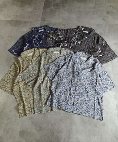 many men many mind（メニーメンメニーマインド）の「MANYMENMANYMINDS / レーヨン総柄シャツ/花柄（シャツ/ブラウス・メンズ・サックスブルー/グリーン系その他/イエロー/ブルー/ブラック・LARGE/MEDIUM）」の11枚目の写真