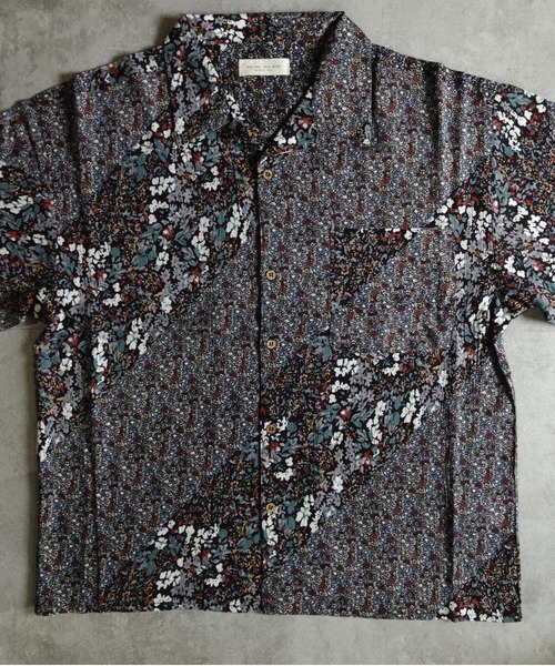 many men many mind（メニーメンメニーマインド）の「MANYMENMANYMINDS / レーヨン総柄シャツ/花柄（シャツ/ブラウス・メンズ・サックスブルー/グリーン系その他/イエロー/ブルー/ブラック・LARGE/MEDIUM）」の14枚目の写真
