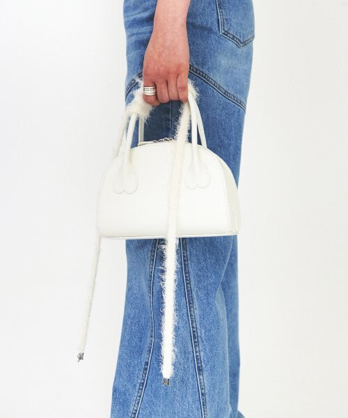 DIAGONAL(ダイアゴナル)の「HEART HANDLE SMALL BAG (ivory)(トートバッグ・レディース・その他・FREE)」の3枚目の写真