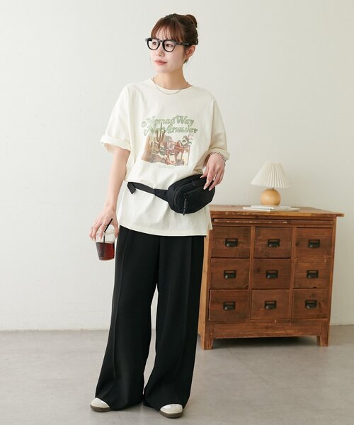 DISCOAT(ディスコート)の「【Enlude/夏の主役T!】製品加工アソートバンドTシャツ《ユニセックス》(Tシャツ/カットソー・レディース・チャコールグレー/アイボリー/モカ・FREE)」の8枚目の写真
